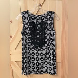 Roz & Ali casual business blouse, size M